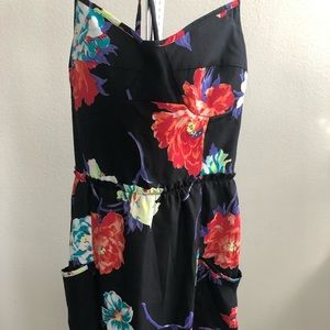 AE Black Floral Dress